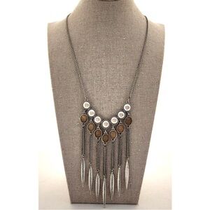 Lucky Brand Silver Gold southwest Necklace